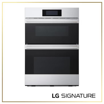 LG LG Signature 30 Inch 6.4 Cu. Ft. Combination Wall Oven With Inverter Probake And Smart Cook With Camera: Stainless Steel