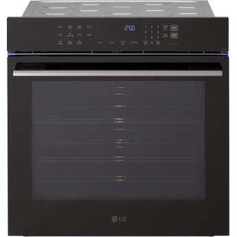 LG WSED3023B 24 Inch, 3.0 cu. ft. Smart Compact Single Electric Wall Oven Black