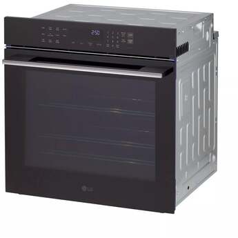 LG WSED3023B 24 Inch, 3.0 cu. ft. Smart Compact Single Electric Wall Oven Black — thumbnail 4