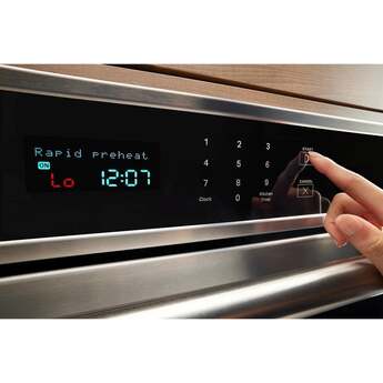 Maytag 30 Inch 10.0 Cu. Ft. Electric Double Wall Oven With Evenair True Convection, Dual-Rack Air Fry, Power Preheat And Steam Clean: Stainless Steel — thumbnail 17