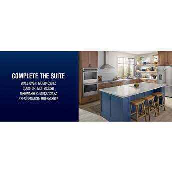 Maytag 30 Inch 10.0 Cu. Ft. Electric Double Wall Oven With Evenair True Convection, Dual-Rack Air Fry, Power Preheat And Steam Clean: Stainless Steel — thumbnail 5