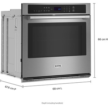 Maytag MOES6027LZ 27 Inch Fingerprint Resistant Stainless Steel Electric Single Wall Oven — thumbnail 13