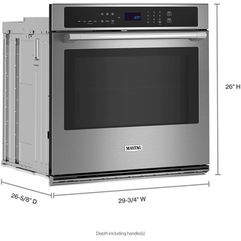 Maytag MOES6030LZ 30 Inch Fingerprint Resistant Stainless Steel Electric Single Wall Oven — thumbnail 18