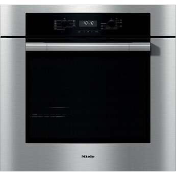 Miele H2780BPCTS ContourLine Series 30 Inch Clean Touch Steel Electric Single Wall Oven