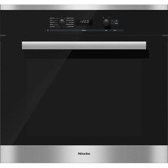 Miele H6280BP DirectSelect Series 30 Inch Clean Touch Steel with PureLine Handle Electric Single Wall Oven