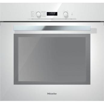 Miele H6280BPBRWS DirectSelect Series 30 Inch Brilliant White Electric Single Wall  Oven