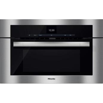 Miele H6570BM M Touch Series 30 Inch Clean Touch Steel Electric Single Wall Speed Oven