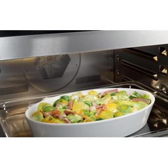Miele H6570BM M Touch Series 30 Inch Clean Touch Steel Electric Single Wall Speed Oven — thumbnail 2