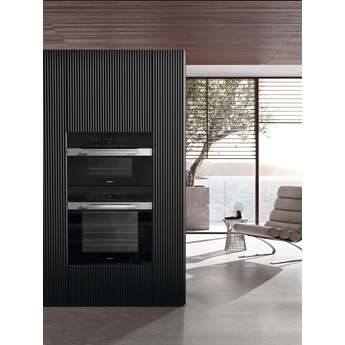 Miele H7270BMCTS PureLine Series 30 Inch Clean Touch Steel Electric Single Wall Speed Oven — thumbnail 5
