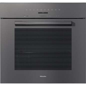 Miele H7280BPGG VitroLine Series 30 Inch Graphite Grey Electric Single Wall Oven