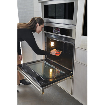 Monogram Statement 30" Stainless Steel Electric Singe Wall Oven - Convection - ADA Compliant — thumbnail 2