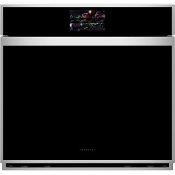 Monogram Minimalist 30" Stainless Steel Electric Single Wall Oven - Convection - ADA Compliant