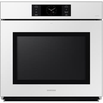 Samsung NV51CB700S12 Bespoke Series 30 Inch White Glass Electric Single Wall Oven
