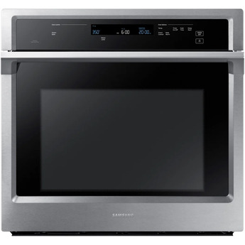 Samsung 30" Smart Single Wall Oven with Steam Cook: Stainless