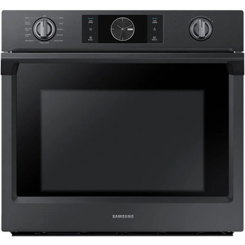 Samsung 30" Black Stainless Steel Electric Single Wall Oven - Convection
