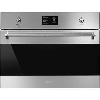 Smeg SFU4302VCX Classic Series 24 Inch Stainless Steel Electric Single Wall Steam Oven