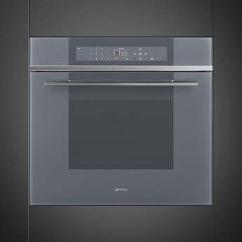 Smeg SOU130S1 Linea Series 30 Inch Mystic Gray Glass Electric Single Wall Oven — thumbnail 2