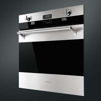 Smeg Classic Design 30" Stainless Steel Electric Single Wall Oven - Convection — thumbnail 7