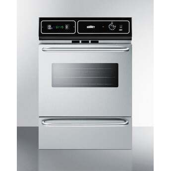 Summit 24" Stainless Steel Electric Single Wall Oven