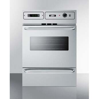 Summit 24" Stainless Steel Electric Single Wall Oven