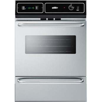 Summit 24" Stainless Steel Gas Single Wall Oven