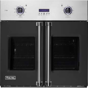 Viking VSOF7301CS  7 Series 30 Inch Cast Black Electric Single Wall  French Door Oven
