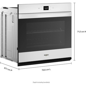 Whirlpool WOES5030LW 30 Inch White Electric Single Wall Oven — thumbnail 11