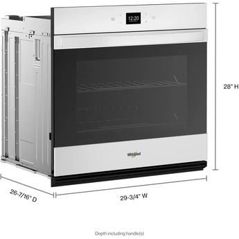 Whirlpool WOES5030LW 30 Inch White Electric Single Wall Oven — thumbnail 21