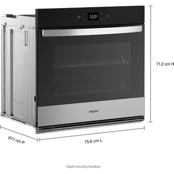 Whirlpool WOES5030LZ 30 Inch Fingerprint Resistant Stainless Steel Electric Single Wall Oven — thumbnail 15