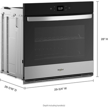 Whirlpool WOES5030LZ 30 Inch Fingerprint Resistant Stainless Steel Electric Single Wall Oven — thumbnail 19