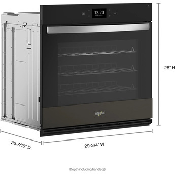 Whirlpool WOES7030PV 30 Inch Black Stainless Steel Electric Single Wall Oven — thumbnail 18