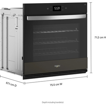 Whirlpool WOES7030PV 30 Inch Black Stainless Steel Electric Single Wall Oven — thumbnail 21