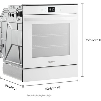 Whirlpool WOS52ES4MW 24 Inch Electric Single Wall Oven — thumbnail 30