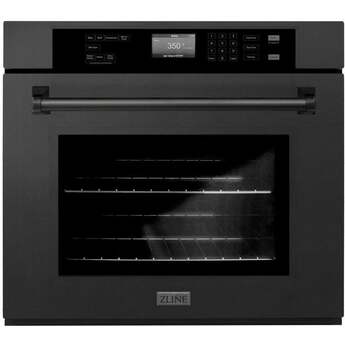 Z Line ZLINE AWS30BS 30 Inch Black Stainless Steel Electric Single Wall Oven