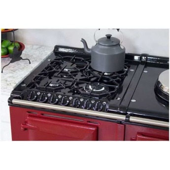 AGA 24" Pewter Dual Fuel (Liquid Propane) Sealed Burner Double Oven Range - Convection — thumbnail 5