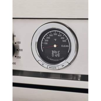 Bertazzoni Professional Series 36" Glossy Orange Slide-In Smoothtop Induction Range with Self Clean - Convection — thumbnail 2