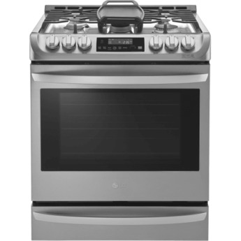 LG 30" Stainless Steel Gas Slide-In Sealed Burner Range - Convection