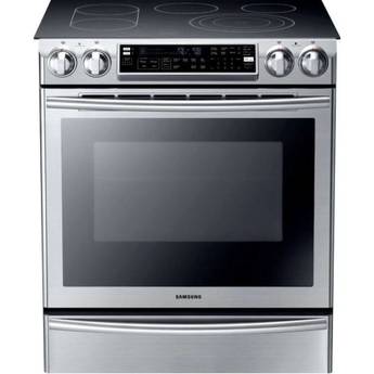 Samsung 30" Stainless Steel Electric Slide-In Smoothtop Range - Convection