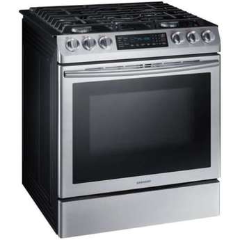 Samsung 30" Stainless Steel Sealed Burner Gas Range - Convection — thumbnail 2