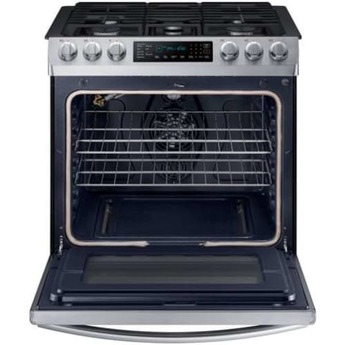 Samsung 30" Stainless Steel Sealed Burner Gas Range - Convection — thumbnail 3