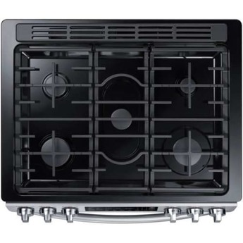 Samsung 30" Stainless Steel Sealed Burner Gas Range - Convection — thumbnail 5