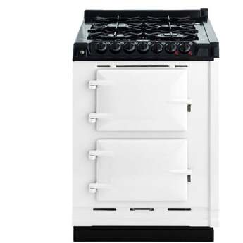 AGA 24" Black Dual Fuel (Liquid Propane) Sealed Burner Double Oven Range - Convection — thumbnail 10