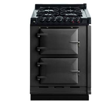 AGA 24" Black Dual Fuel (Liquid Propane) Sealed Burner Double Oven Range - Convection — thumbnail 12