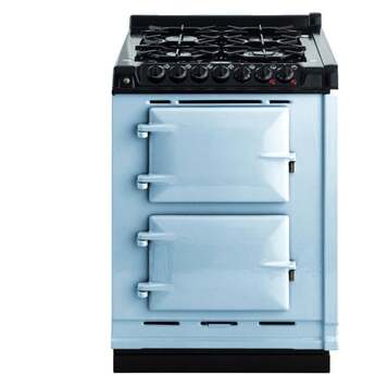 AGA 24" Black Dual Fuel (Liquid Propane) Sealed Burner Double Oven Range - Convection — thumbnail 5