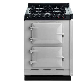 AGA 24" Black Dual Fuel (Liquid Propane) Sealed Burner Double Oven Range - Convection — thumbnail 7