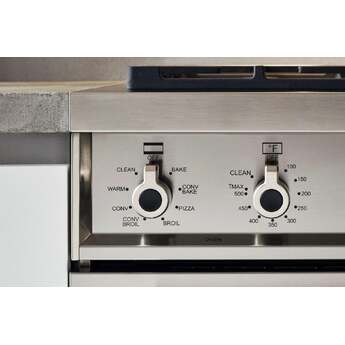 Bertazzoni Professional Series 36" Glossy Red Slide-In Dual Fuel (Natural Gas) Sealed Burner Range with Self Clean - Convection — thumbnail 12