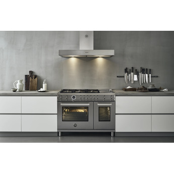 Bertazzoni Professional Series 48" Stainless Steel Slide-In Dual Fuel (Natural Gas) Sealed Burner Double Oven Range with Griddle & Self Clean - Convection — thumbnail 12