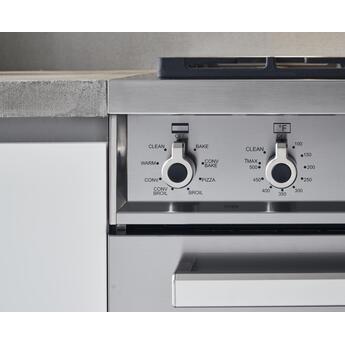 Bertazzoni Professional Series 48" Stainless Steel Slide-In Dual Fuel (Natural Gas) Sealed Burner Double Oven Range with Griddle & Self Clean - Convection — thumbnail 5