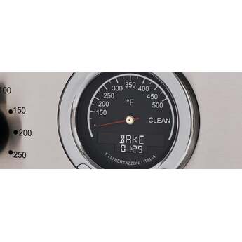 Bertazzoni Professional Series 48" Stainless Steel Slide-In Dual Fuel (Natural Gas) Sealed Burner Double Oven Range with Griddle & Self Clean - Convection — thumbnail 9