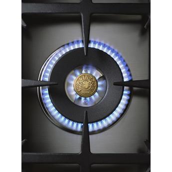Bertazzoni Professional Series 48" Glossy Orange Slide-In Liquid Propane Sealed Burner Double Oven Range with Griddle - Convection — thumbnail 2